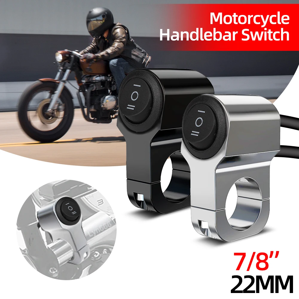 

Водонепроницаемый переключатель для Руля Мотоцикла, 7/8 дюйма, 22 мм