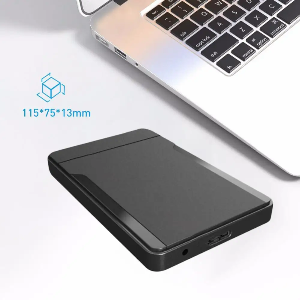 

HDD Box for Laptop 2.5in Hard Disk Case USB3.0/2.0 Mobile SSD 2.5inch SATA Enclosure