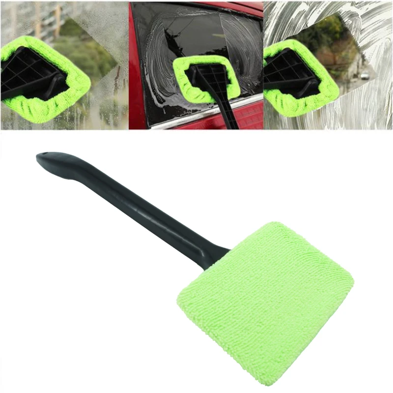 

Auto Waschen Pinsel Fenster Reiniger Mikrofaser Wischer Scheibenwischer Reiniger Reinigung Werkzeuge Pinsel Langen Griff Auto Gl
