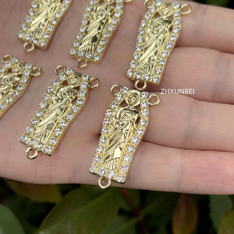 6 шт./лот позолоченные Сан-Иуда Тудео центральная часть DIY изготовление ювелирных