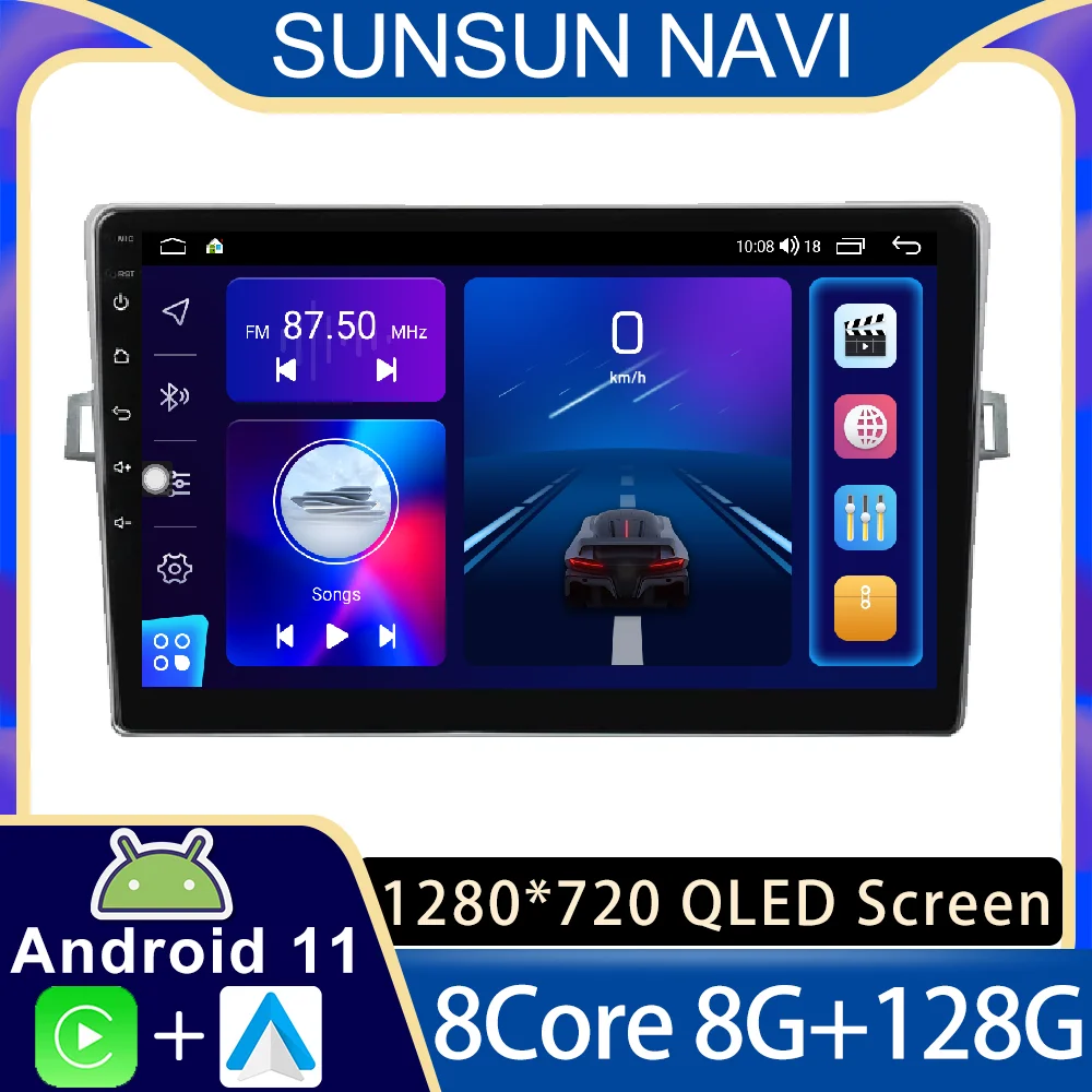 

Android 11 For Toyota Verso EZ 2006 - 2016 Car Radio Stereo Multimedia Video Player Navigation GPS Wireless Carplay
