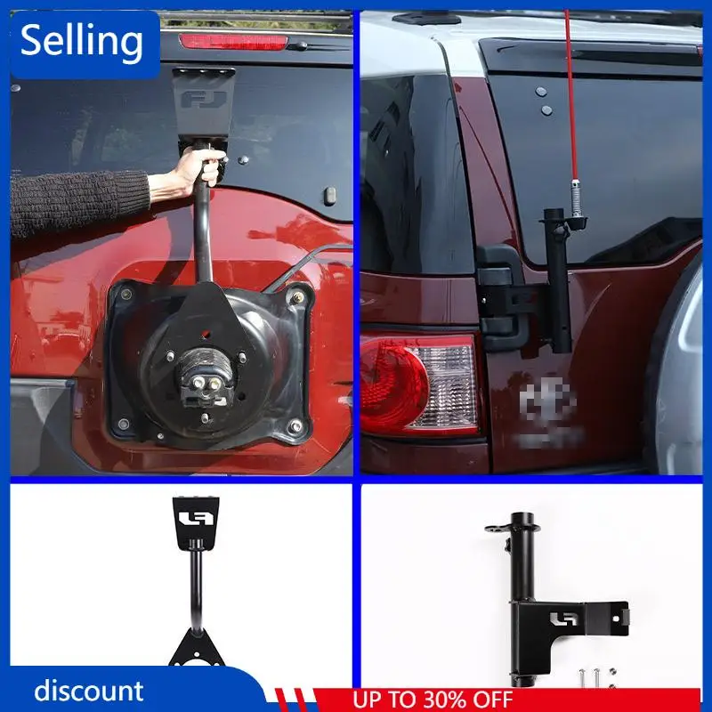 

Для Toyota FJ Cruiser 2007-2021 внедорожник из нержавеющей стали задняя дверь антенна флагшток держатель для прожектора кронштейн новые автомобильные аксессуары