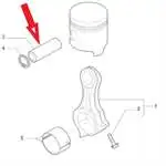 

504047720 штифт втулки поршня DUCATO OTOKAR ежедневный 60 C15