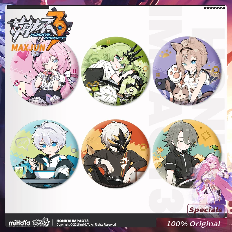 

Honkai Impact 3 Original Game Derivatives Yae Sakura Small point of the Hero series tinplate badge Kevin Graham holiday gift