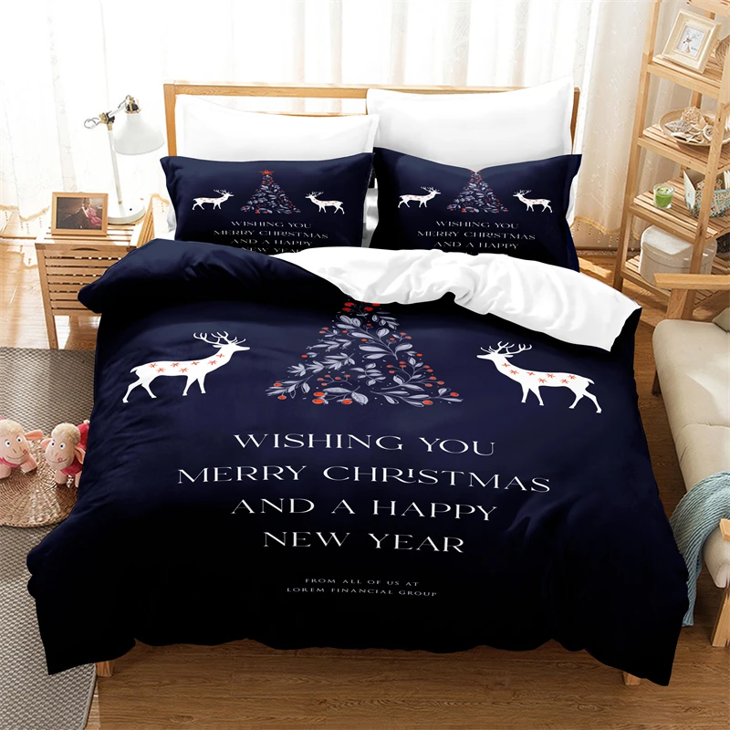 

Christmas Bedding Set Duvet Cover Set 3d Bedding Digital Printing Bed Linen Queen Size Bedding Set Fashion Design