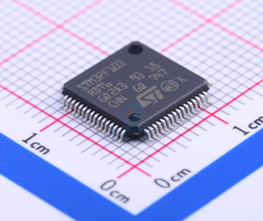 

100% New Original STM32F103RDT6 Package LQFP64 Brand new original authentic microcontroller IC chip