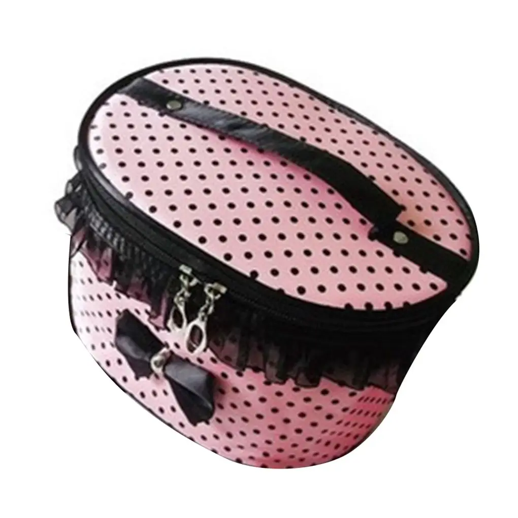 

Lace Makeup Bag Cosmetic Bag Travel Wash Portable Round Bag for Women