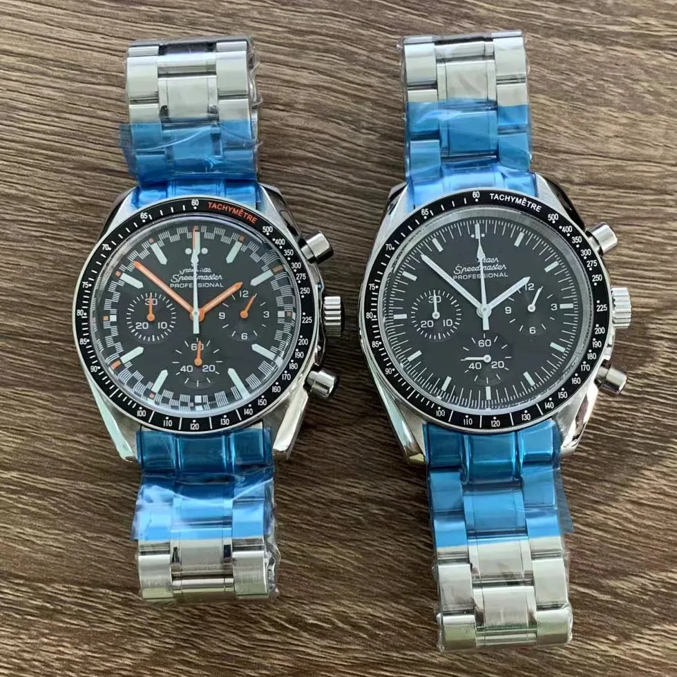 

2023 New S-Logo Men's Watches Quartz Business Watch Mens Watches Luxury Watch Men Chronograph 40mm VK63 Movement Reloj Hombre