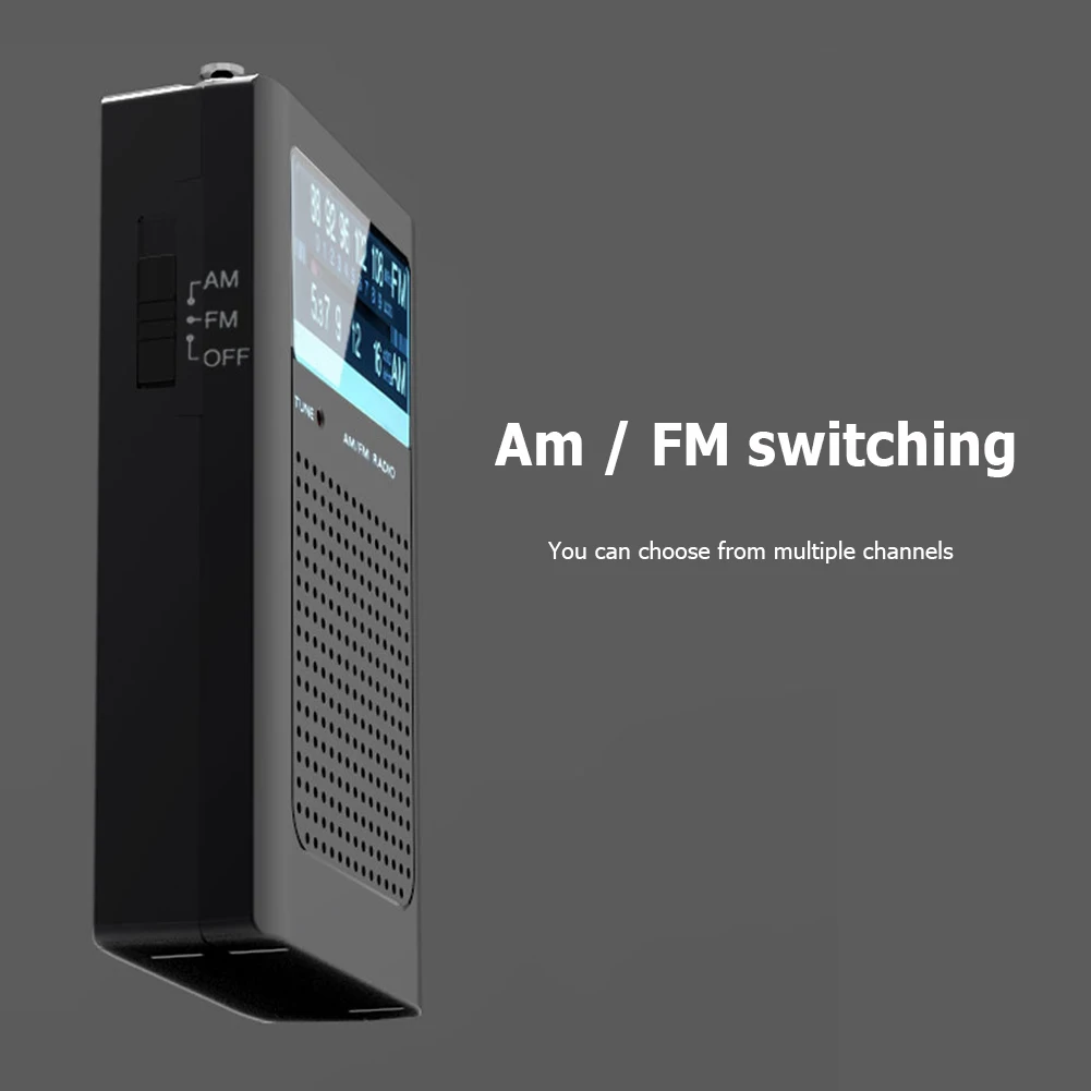 

Pocket Radios Built-in Antenna Battery Operated AM FM Radio with Loud Speaker Dual-channel Stereo for Elderly Gifts 2022 new