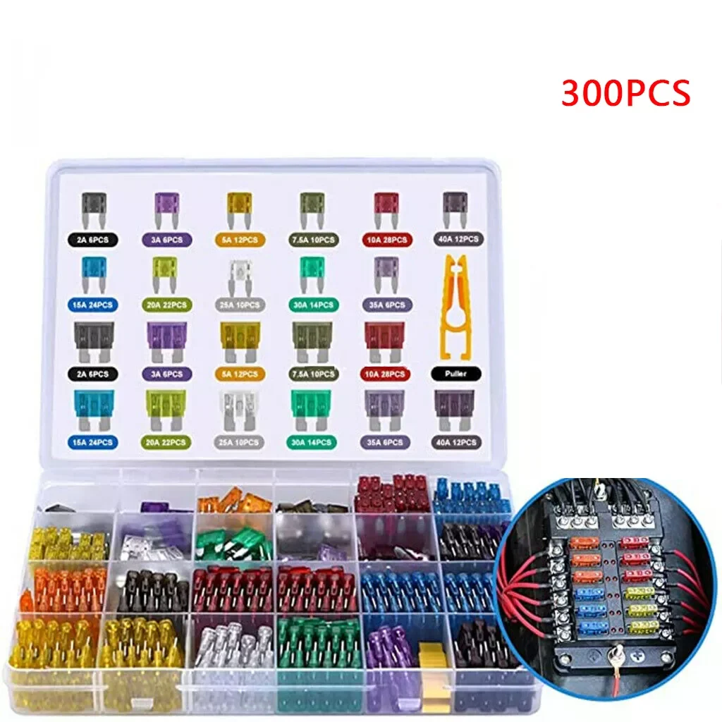 

5/7/10/15/20/25/30A Fuse Car Blade Fuse Assortment Assorted Kit Mini Small Size Blade Set Auto Truck Automotive Fuse