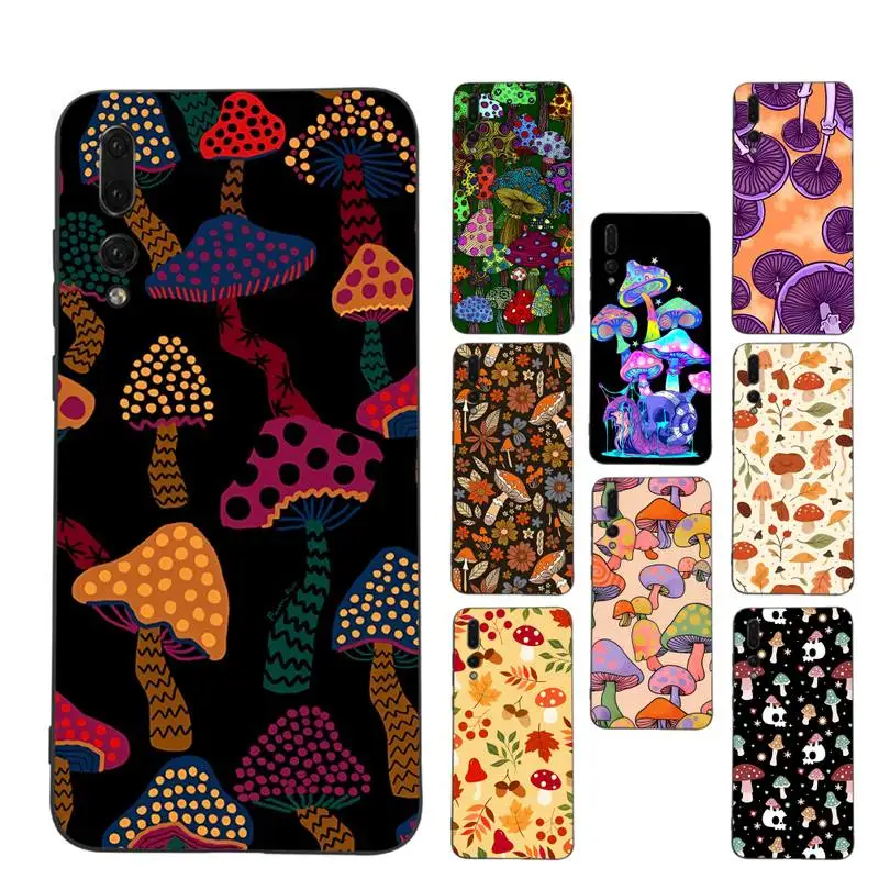 

Mushroom Cute Phone Case For Huawei P 8 9 10 20 30 40 50 Pro Lite Psmart Honor 10 lite 70 Mate 20lite