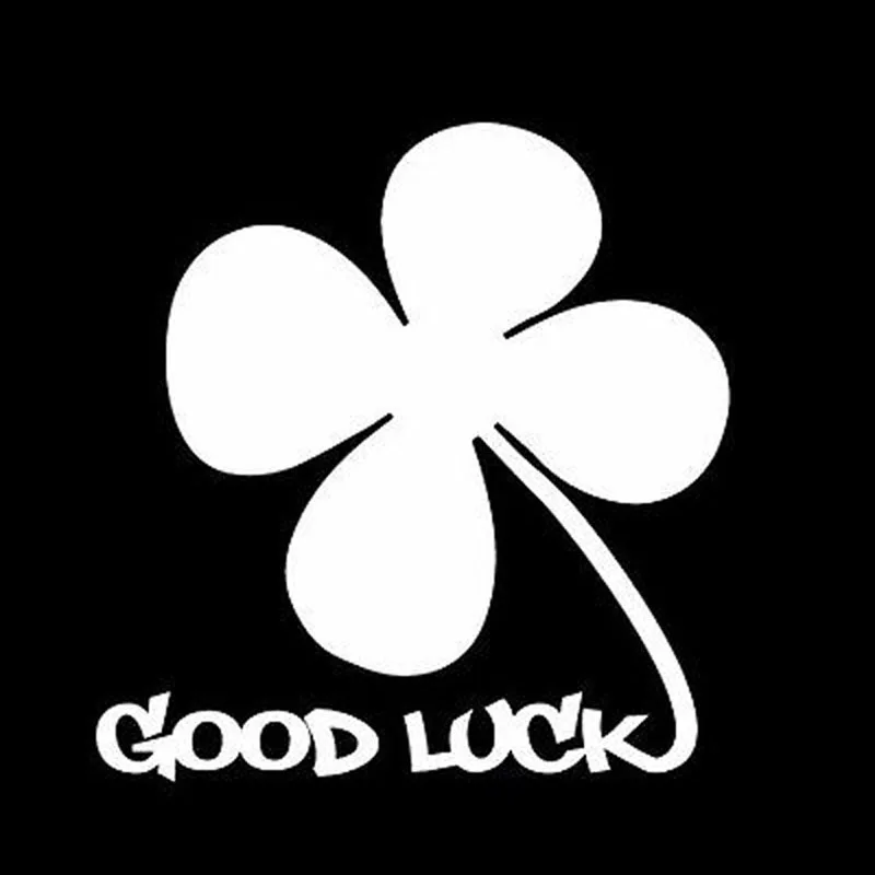 

Car Sticker Lovely Four Leaf Clover Good Luck Charm Automobiles Motorcycles Exterior Accessories Vinyl Decals,18cm*17cm