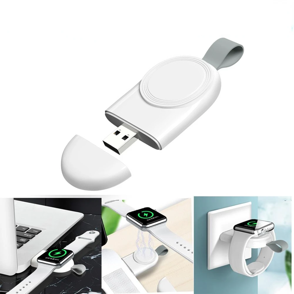 

Wireless Portable Charger For Apple Watch, Usb Charging Station With Cable For Iwatch 6 Se 5 4 3 2 1 Free Shipping New Arrivals