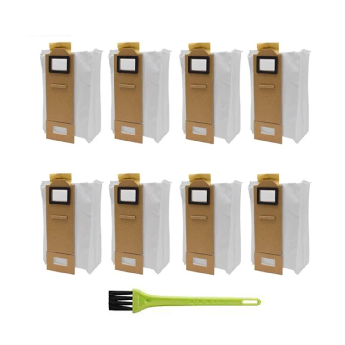 

Вакуумный мешок с щеткой для Roborock S7, сменный мешок для пыли для Xiaomi Roborock S7, T7S, T7S Plus, мусорный мешок для уборочной машины, 8 шт.