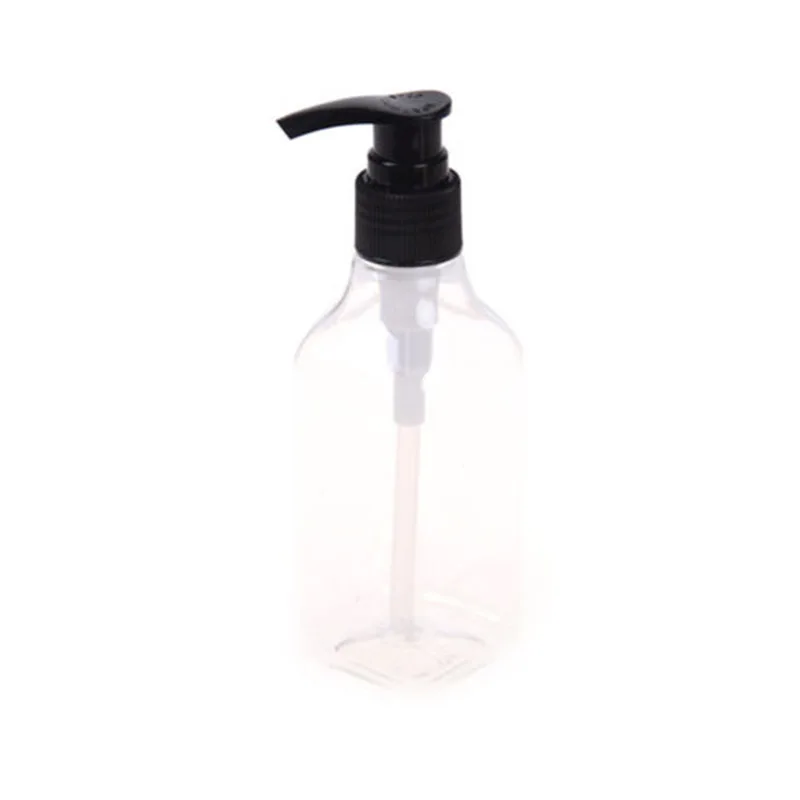 

Bathroom 200ML Bath Lotion Shampoo Shower Gel Bottle Liquid Soap Bottling Long Neck Square Lotion Pump Bottle Cosmetic Lotion