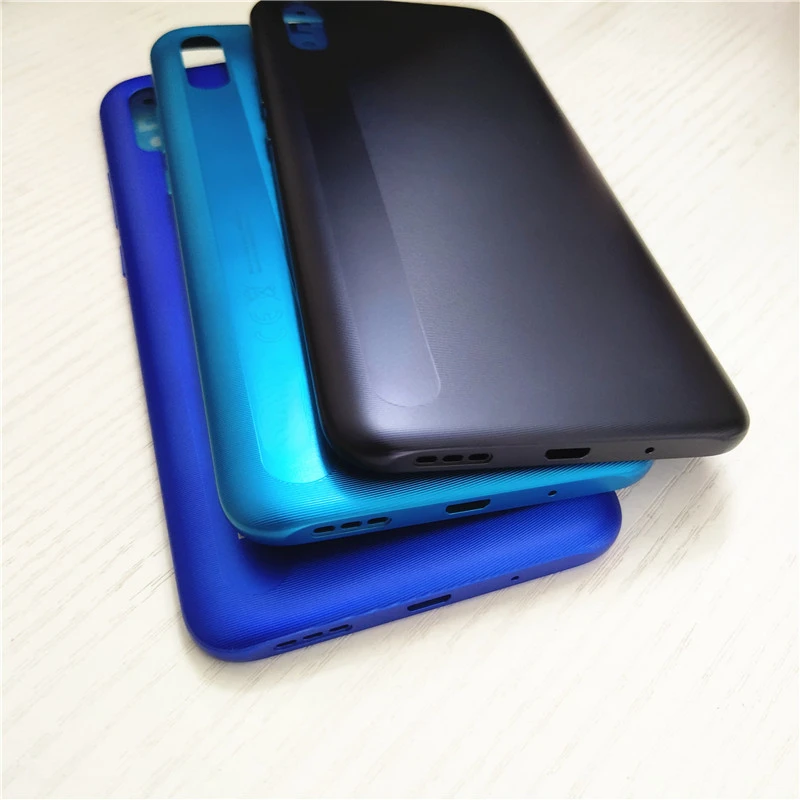 

Original for Xiaomi Redmi 9A Back Housing Cover Rear Door Case with Power Volume Buttons Replacement for Redmi 9A Battery Cover