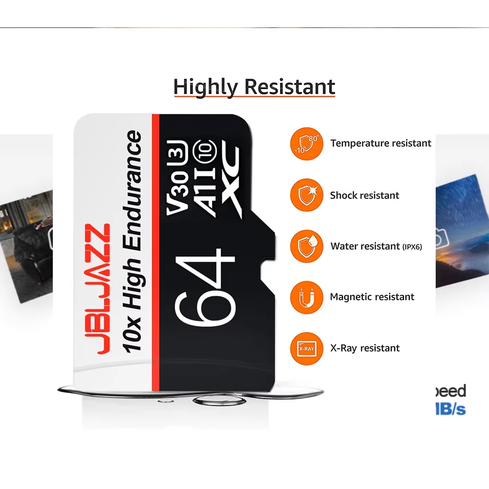 Фото Карта памяти Micro SD 64 ГБ 128 ГБ 256 ГБ 512 ГБ, карта microSD Extreme TF Class10 U3 V30 4K UHD A2 для Switch Cam №3