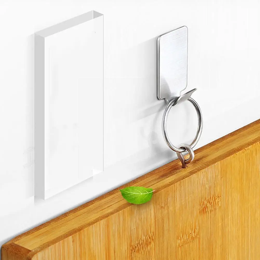 

Black Single Hook Small Hook Bathroom Wall Coat Hook Punch-free Hook Essential Hook Bathroom Towel Bathroom Kitchen Coat F0z2