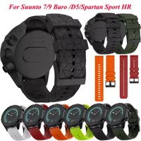 24mm silicone rubber wrist straps for suunto 9baro watch band suunto 7 watchband spartan watch band hr bracelet d5 wristband