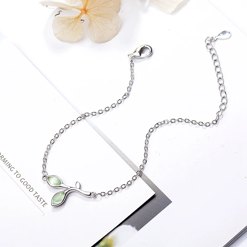 Женский браслет из серебра 925 пробы с эмалью |