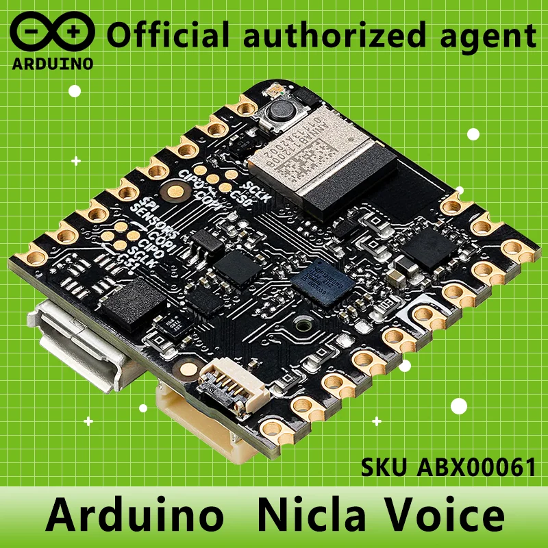 Фото Arduino Nicla Voice ABX00061 Аутентичный итальянский продукт Нейронный процессор для датчика распознавания кромок №1