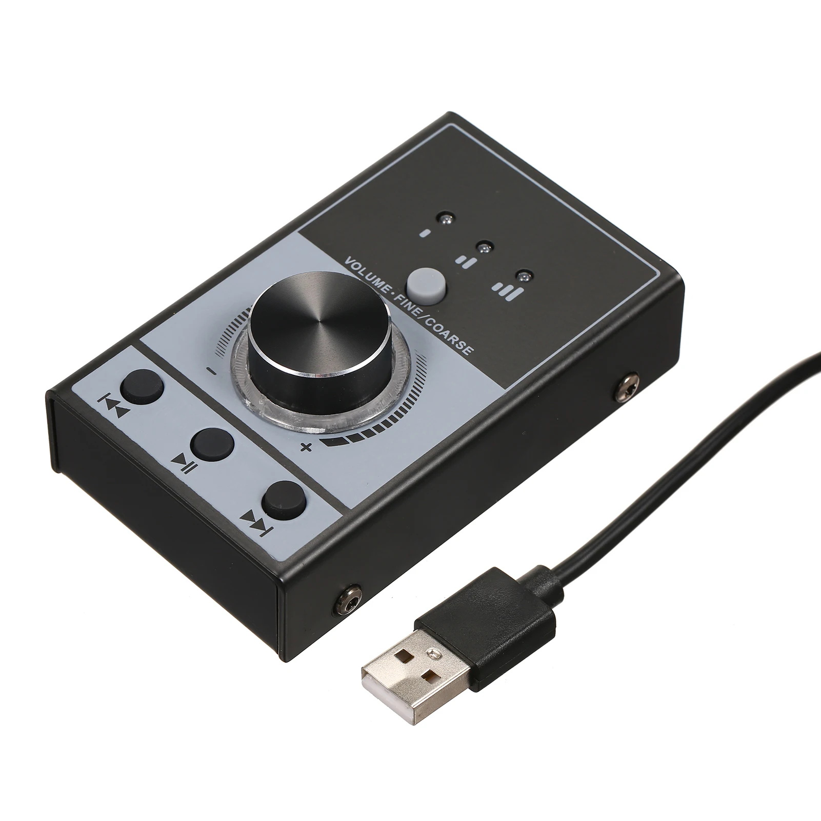 

Multimedia USB Computer Volume Control Controller Multimedia USB Controller Knob Speaker 3 Volume Control Modes