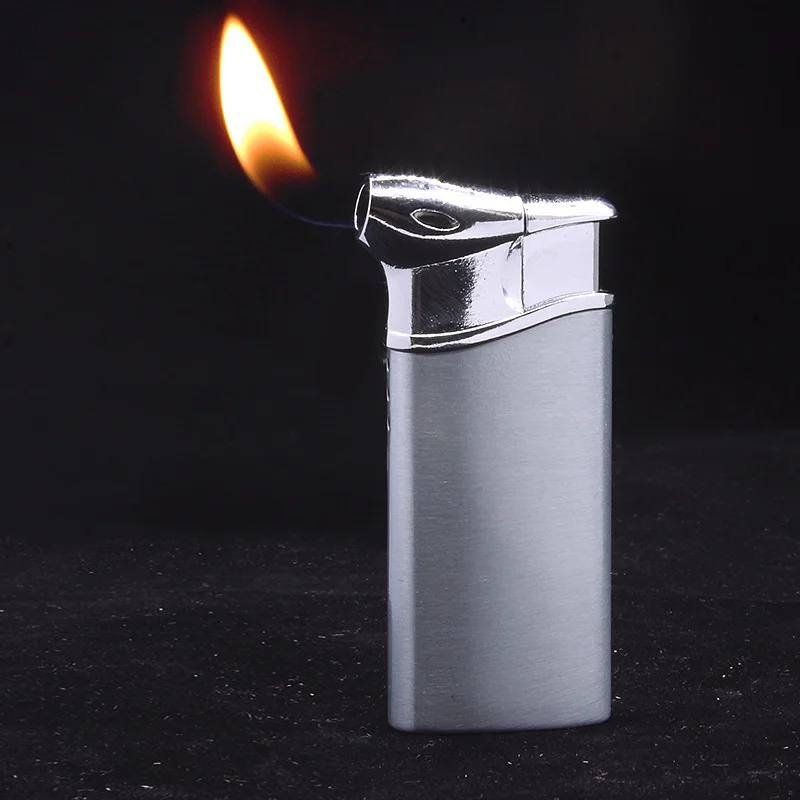 

New Oblique Fire Pipe Shape Gas Lighter Metal Cigarette Butane Inflatable Lighter Smoking Accessories Men Gadgets