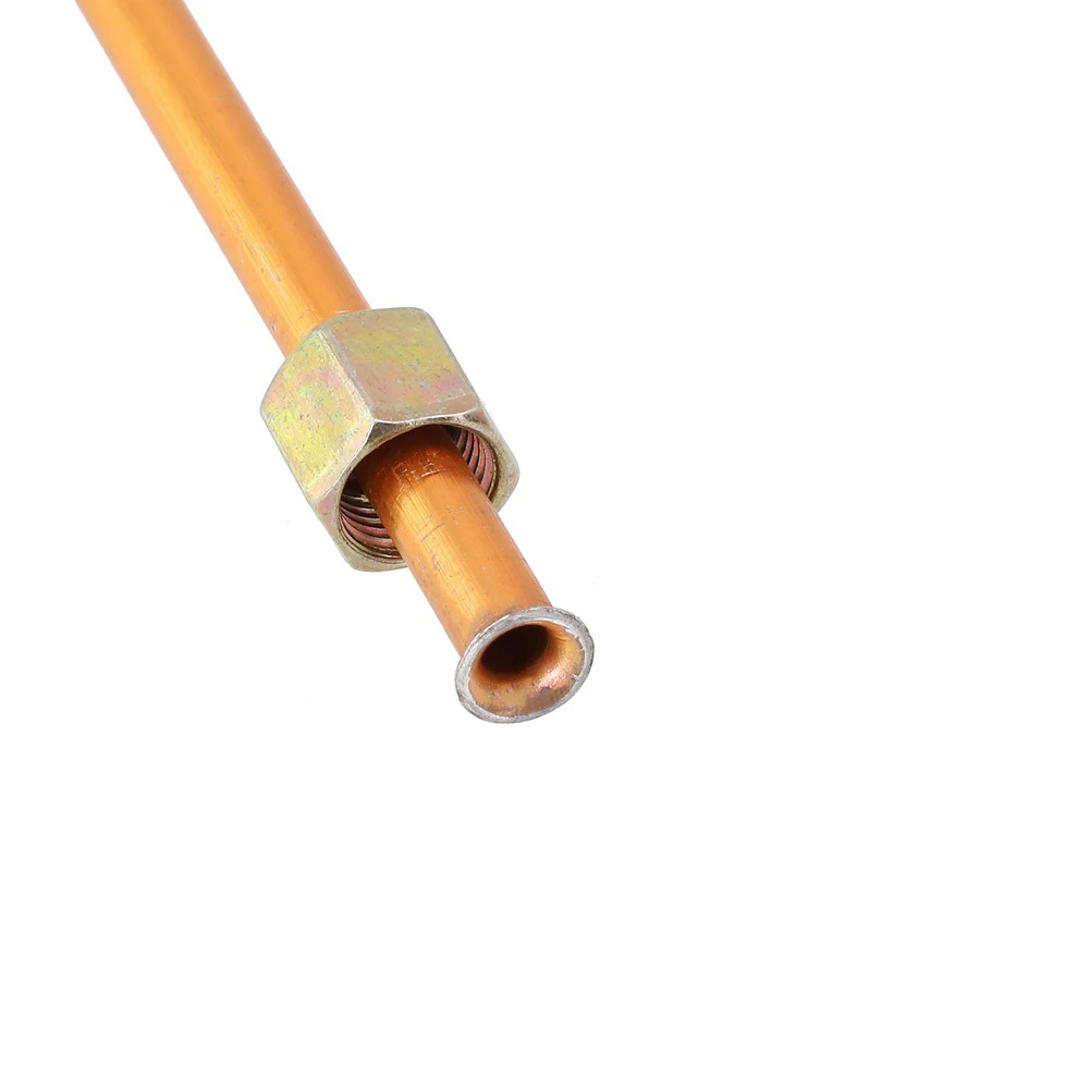 

Air Compressor Exhaust Tube 9mm Approx.400mm/15.75" Bell Mouth Copper Easy Install Hex Nut Punch Mouth Brand New Tool