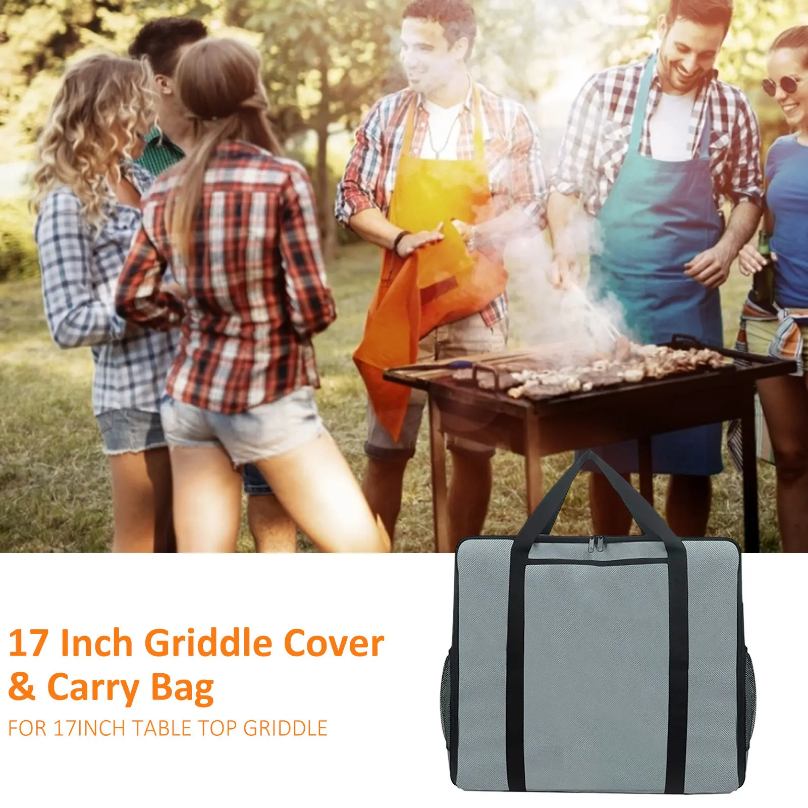 

Griddle Carry Bag For Blackstone Table Top Flat Top Griddle Storage Bag Table Top Griddle With Hood Polyester Storage Bag For