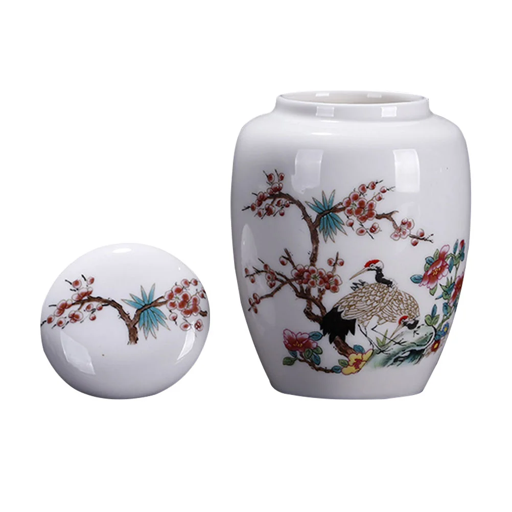 

Ceramic Tea Jar Canister Storage Coffee Jars Kitchen Container Canisters Containers Loosesugar Candy Bean Condiment Pot