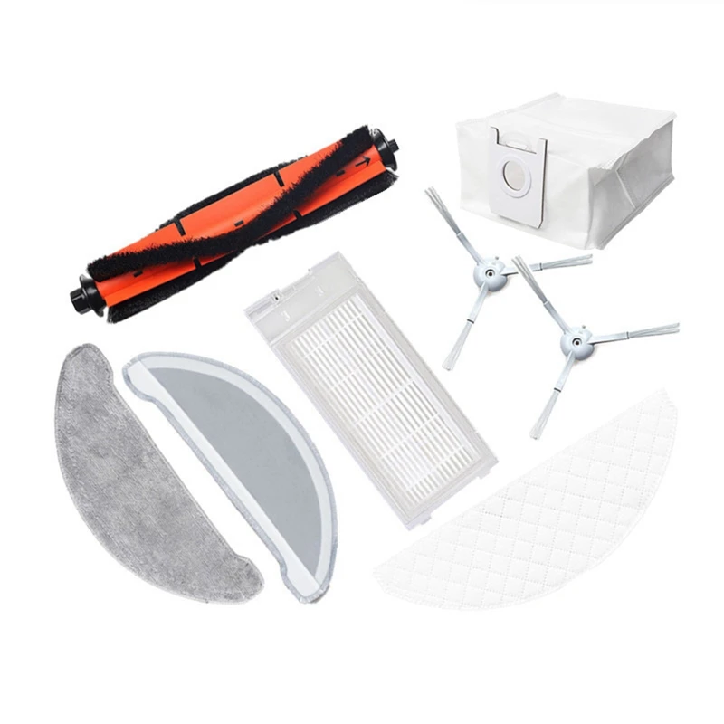 

Filter Side Brush Main Brush Dust Bag Replacement Accessories For Roidmi Eve Plus Robot Vacuum Cleaner