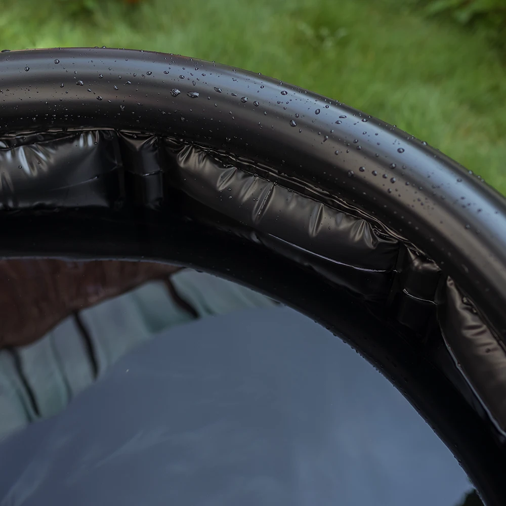 Ванна для льда ванна с глубоким вырезом и крышкой Портативная подставка лечения