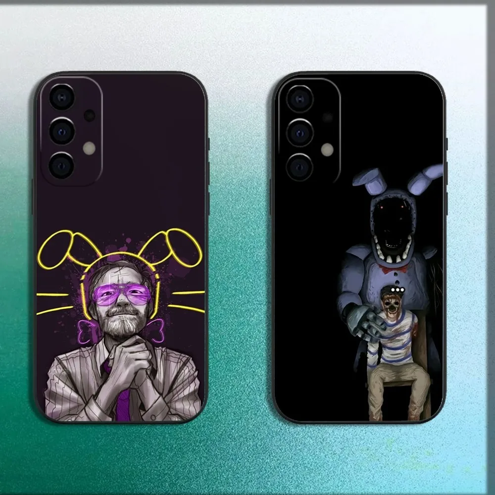 Five-Nights-At-Freddys F-Fnaf Phone Case For Samsung Galaxy A13 A21s A22 A31 A32 A52 A53 A71 A80 A91 Soft Black Cover