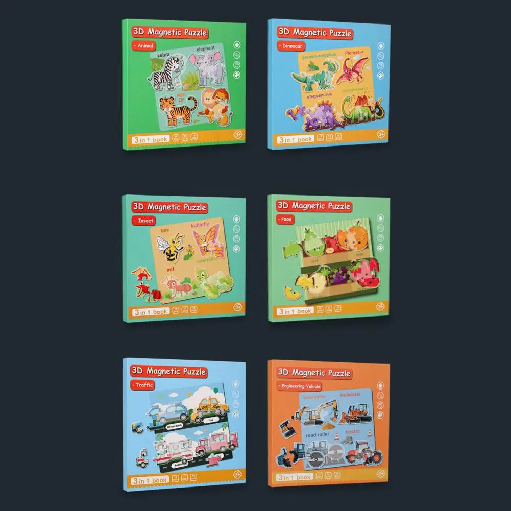 

Модный пазл для упражнений, игра для мозга с ситуацией, магнитная книга, игра для мозга, головоломка, способность к решению проблем