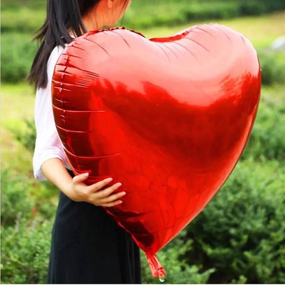 

5/10/18/24inch/75cm Red heart balloons helium foil globos for Wedding Valentines Day party decor bridal decorations