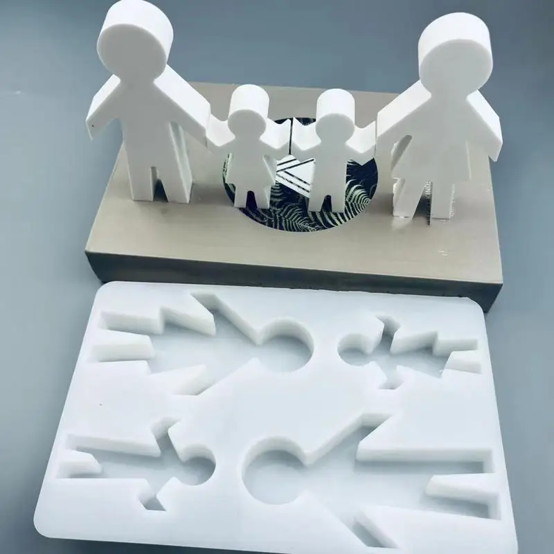 Формы для свечей силиконовые фигурки семьи форма литья эпоксидной смолы формы