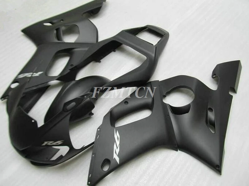 

New ABS Motorcycle Fairings Kit Fit For YAMAHA YZF- R6 1998 1999 2000 2001 2002 98 99 00 01 02 Bodywork Set Black Matt