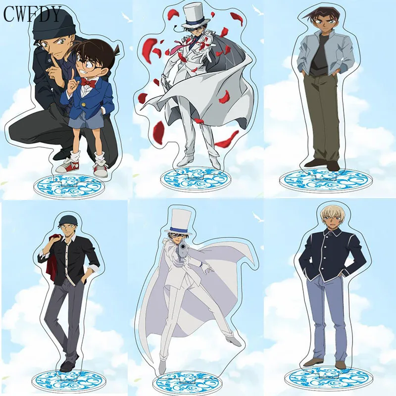 

Akai Shuuichi Kudou Shinichi Kaitou Kiddo аниме брелок Детектив Конан акриловая фигурка Стенд украшение аксессуары ручной работы
