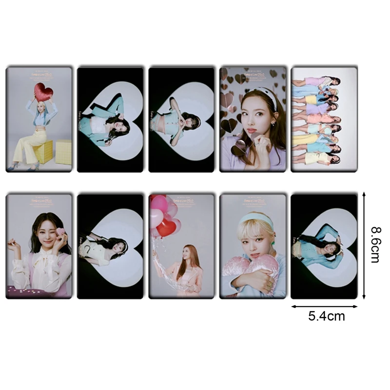 10 шт./компл. Kpop двойные фотокарточки новый альбом Формула любви Самостоятельная