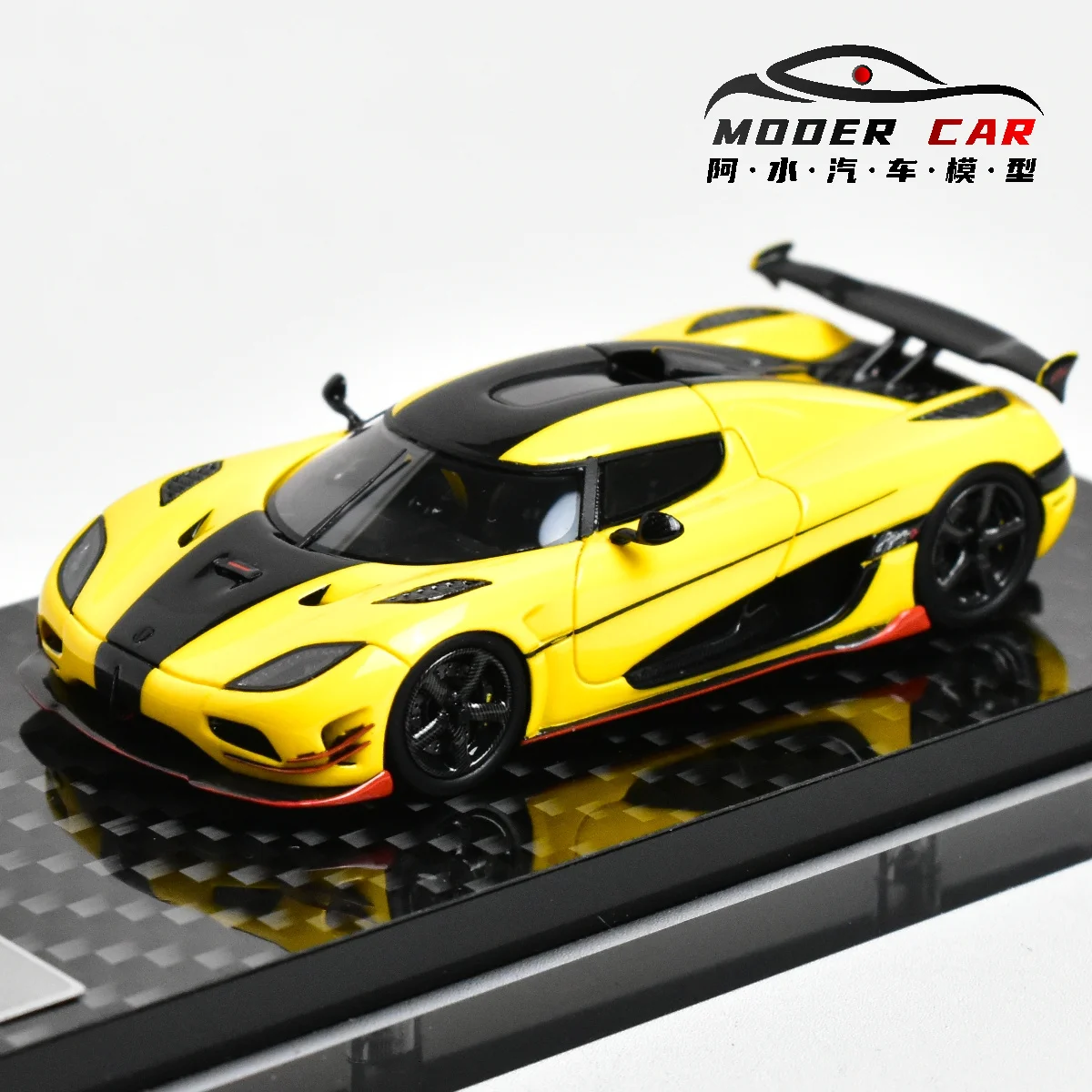 Литая под давлением модель автомобиля из смолы GRYNING 1:64 Agera RS1 ML