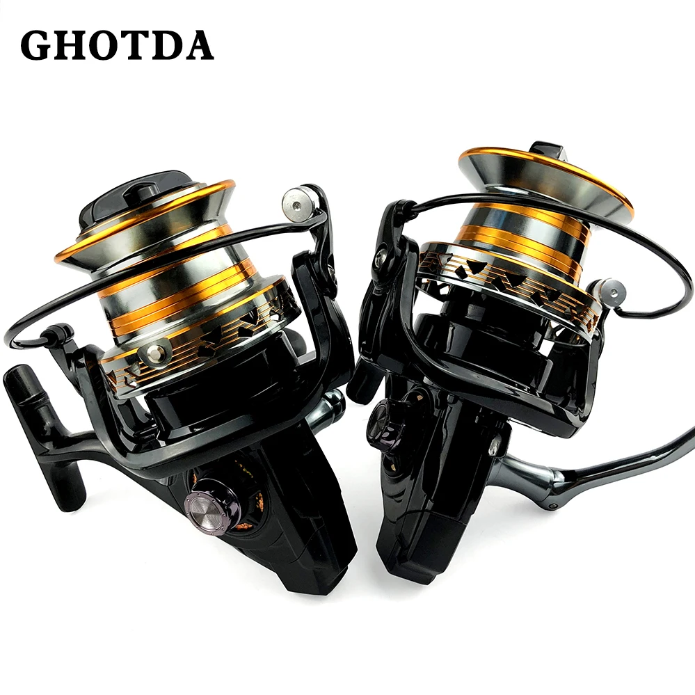 

Рыболовная катушка с металлической проволокой, рыболовная катушка 4,0: 1, рыболовная Катушка для спиннинга серии 9000-12000 для ловли в соленой и пресной воде, метательная рыба