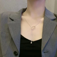 charm irregular geometric gold chain necklace for women girls trendy simple choker clavicle necklace aesthetic jewelry gift
