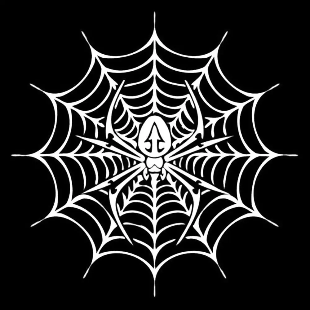 

Светоотражающая наклейка в виде паутины