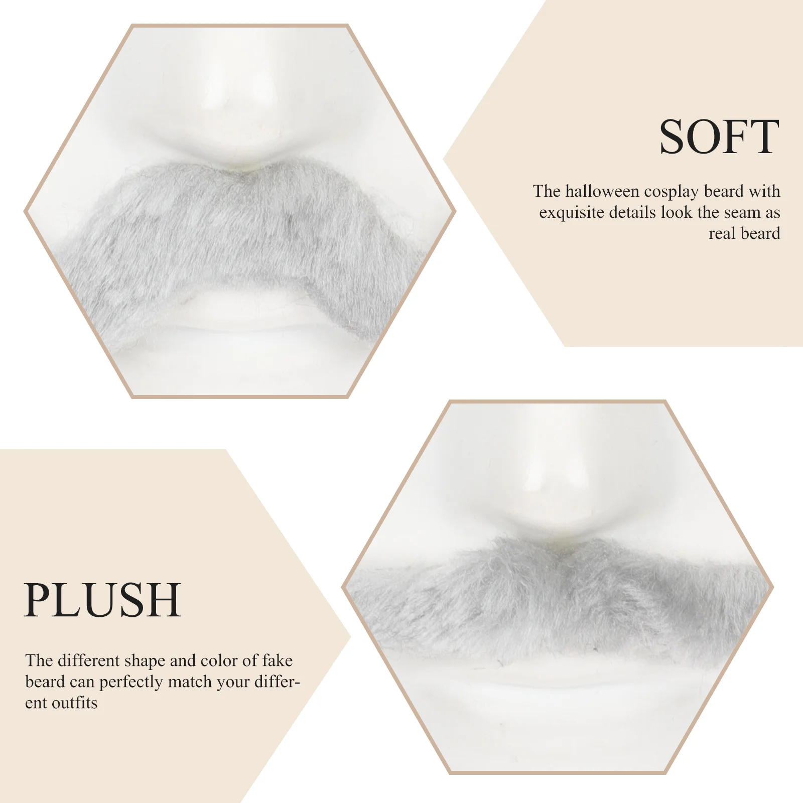 30 шт. комплект для лица мужчин Хэллоуин борода карнавальный реквизит наклейки