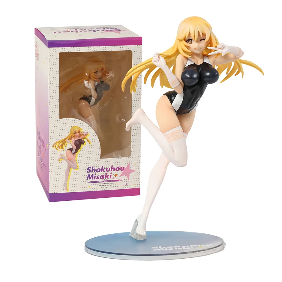 

Misaki Shokuhou Swimsuit Socks Ver Toaru Kagaku no Railgun Character Anime Model Collectible Figure Toy Doll