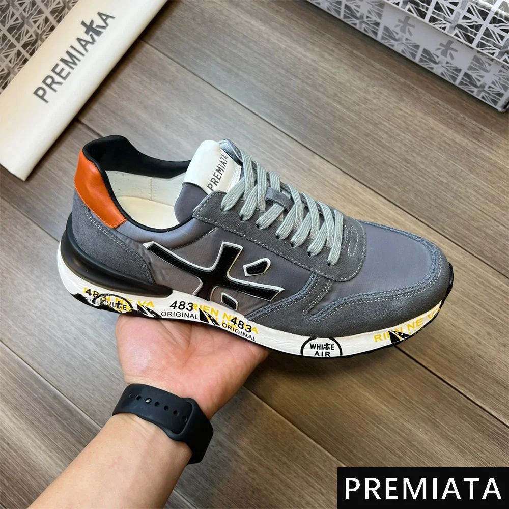 PREMIATA Мужская мода Ретро уличный тренд универсальная спортивная обувь простые