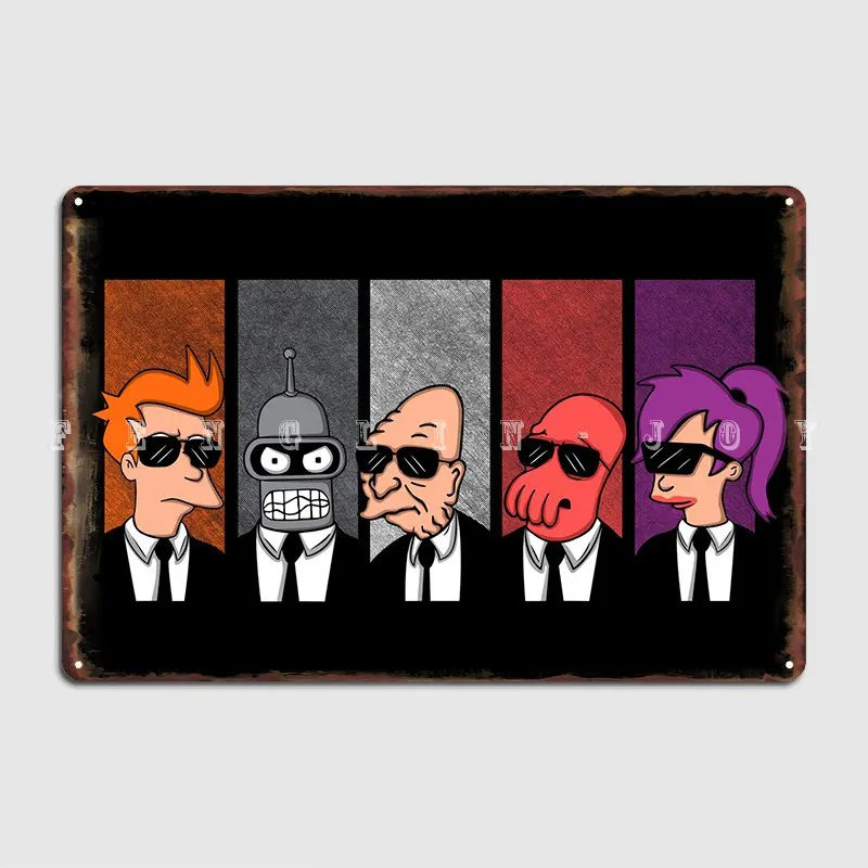 

Future Dogs Metal Sign Wall Decor Funny Cinema Garage Club Bar Tin Sign Poster