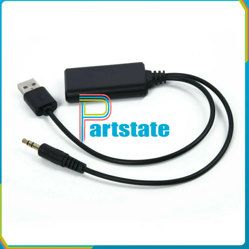 Фото LH371 12 В автомобильный Bluetooth радио AUX кабель-адаптер подходит для BMW E90 E91 E92 E93 №1