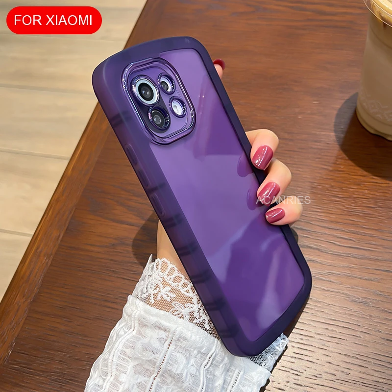 Роскошный прозрачный силиконовый чехол для Xiaomi Mi 11 Lite 5g Ne 11t 12 Pro 11i 11 lite ударопрочный чехол из ТПУ для Xiaomi11 Xiomi Mi11