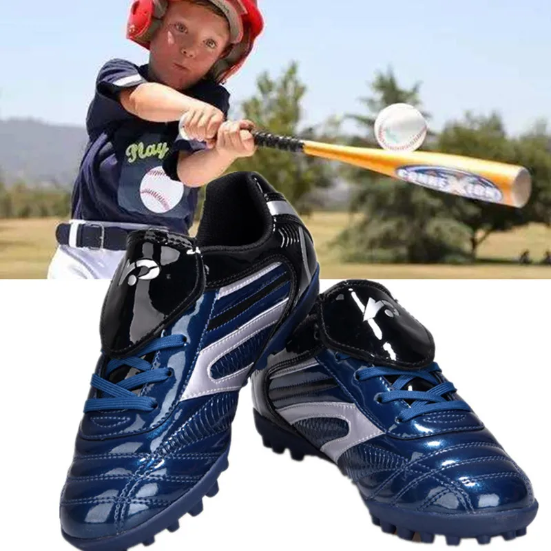 New Leather Big Size Outdoor Anti-skid Breathable Training Spikes Softball Shoes